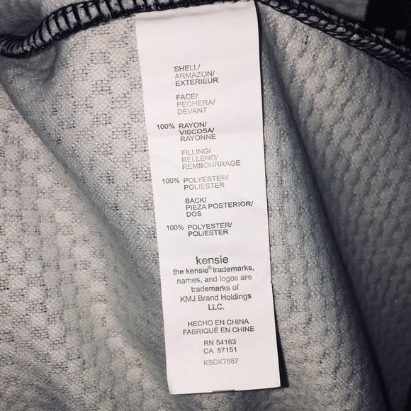 Kensie B&W Checker Sheath Dress SZ L - Picture 6 of 9